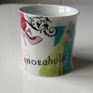 Rosanna “Shoeaholic Deal Stealer”Ceramic Coffee Mug with Shoes Design